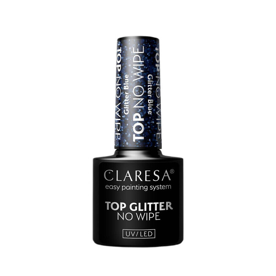 Winkel op Claresa Top Glitter No Wipe Hybride Top met Glitter Blauwe glitterstof, 5 g Claresa Top Glitter No Wipe Hybride Top met Glitter Blauwe glitterstof, 5 g