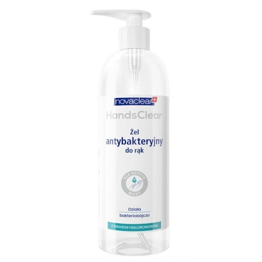 Novaclear Hands Clear, Gel de mâini antibacterian, 500 ml