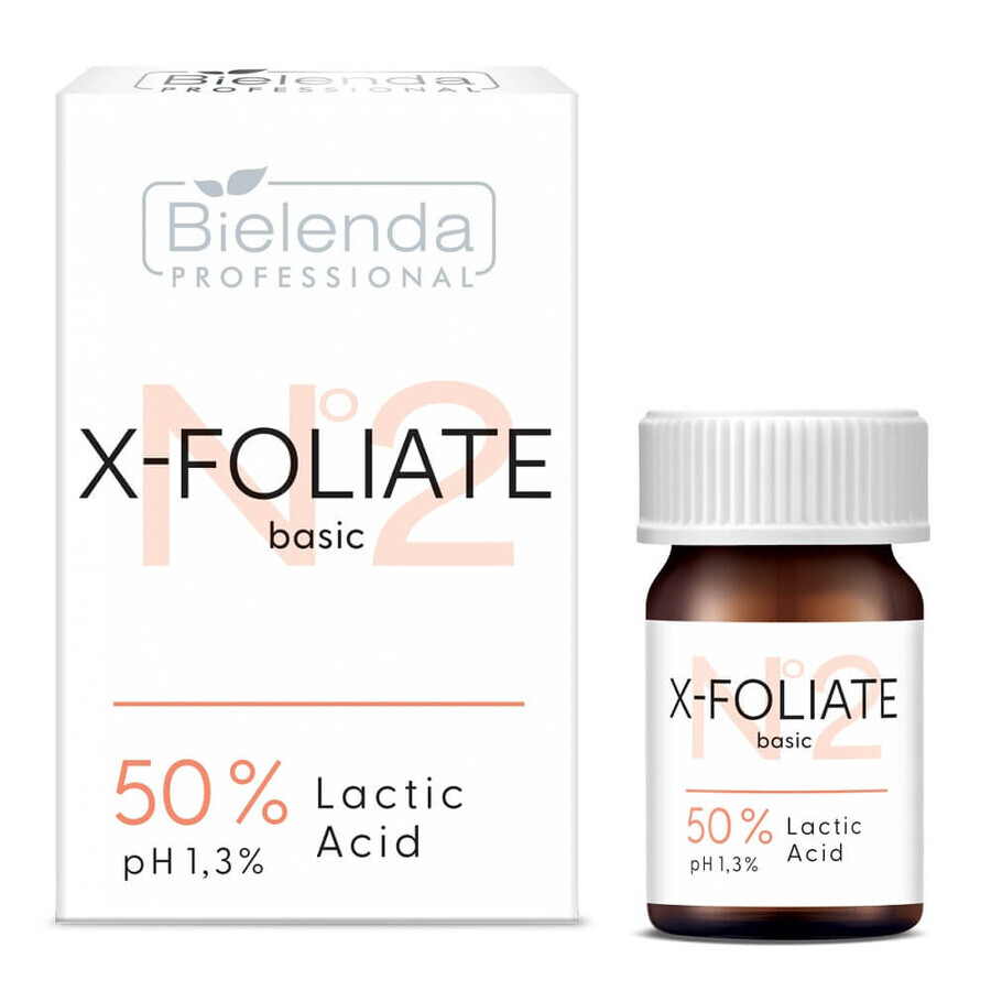 Bielenda Professional X-Foliate Basic Acide lactique 50%, 5 ml