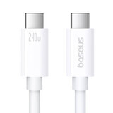 Baseus Kabel CB000066 USB-C - USB-C 240W PD 8K 60Hz 1m - weiß