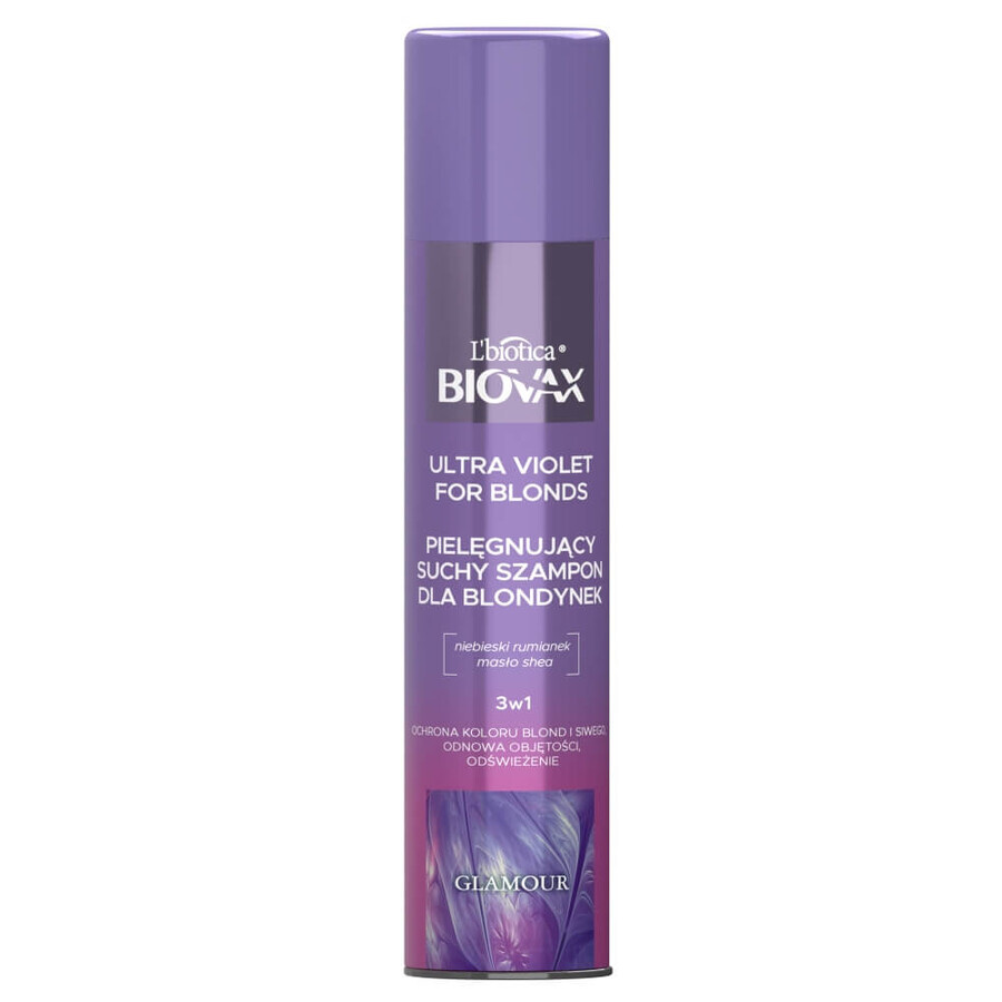 Buy Biovax Ultra Violet Dry Shampoo for Blondes, 200 ml Biovax Ultra Violet Dry Shampoo for Blondes, 200 ml