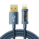 Câble Joyroom S-UL012A12 USB-A / Lightning 2.4A 20W 1.2m - bleu