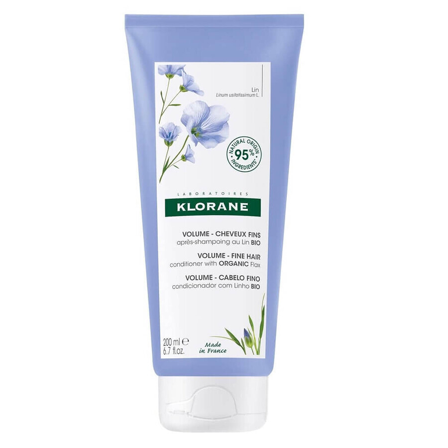 Klorane Volume Conditioner Flaxseed Conditioner, 200 ml