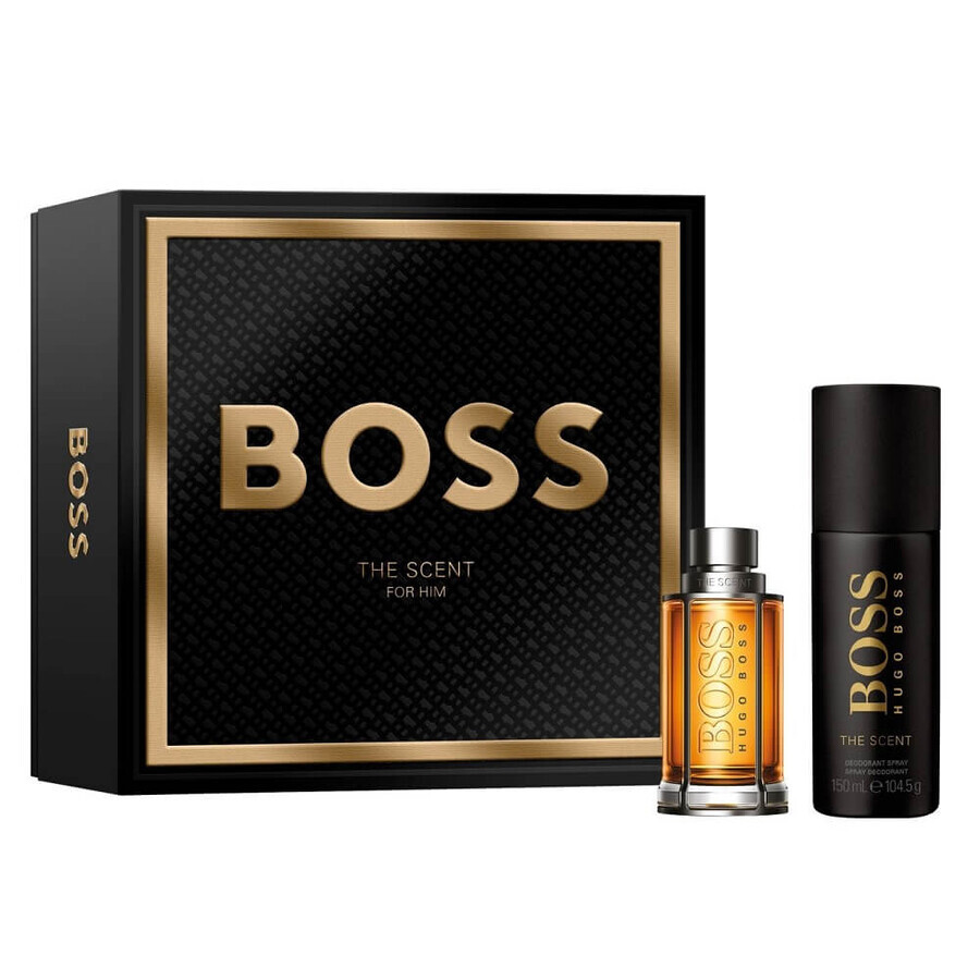 Hugo Boss Boss The Scent For Man Set Eau de Toilette, 50 ml + Déodorant Spray, 150 ml