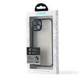 Joyroom 14Q Case iPhone 14 case cover with metallic frame black (JR-14Q1-black)
