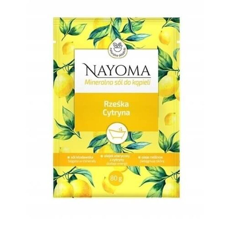 Nayoma Mineraal badzout crisp lemon, 80 g