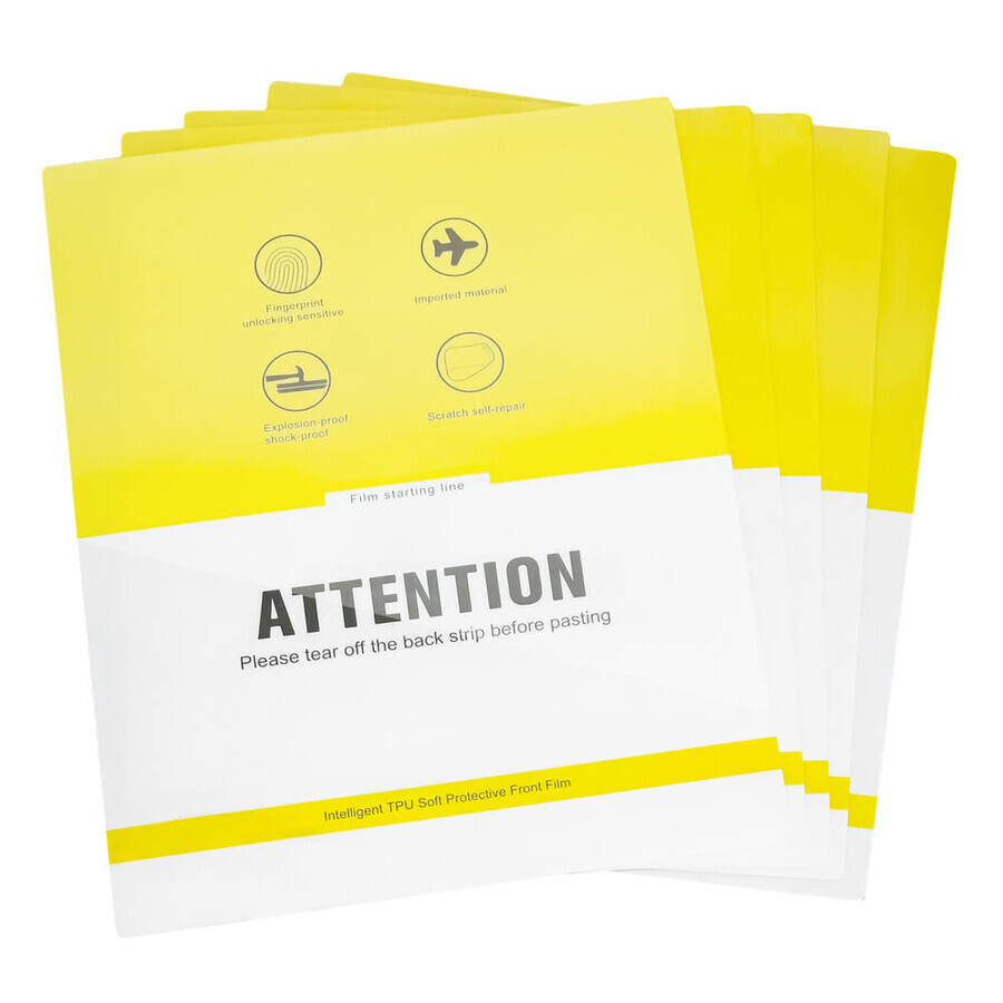 20 buc. Peliculă de tabletă hidrogel autovindecabilă pentru tăierea pe plotter (29 cm x 22,5 cm)