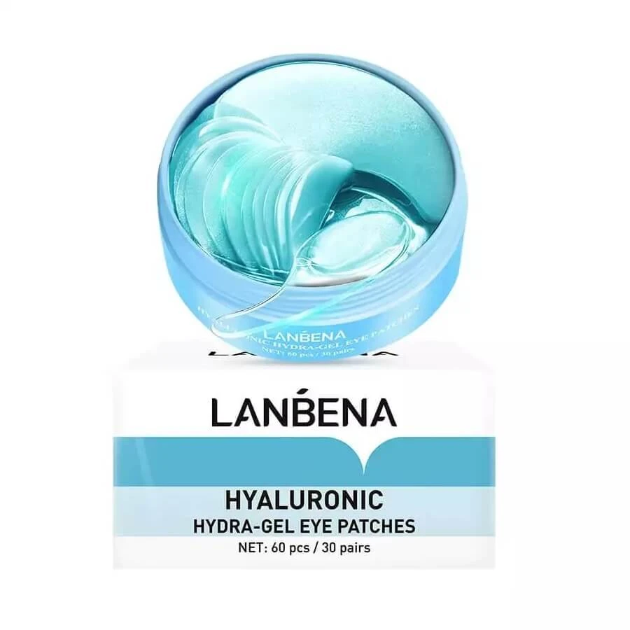 Lanbena Hyaluronic Tampoane hidrogel pentru ochi cu acid hialuronic, 60 bucăți