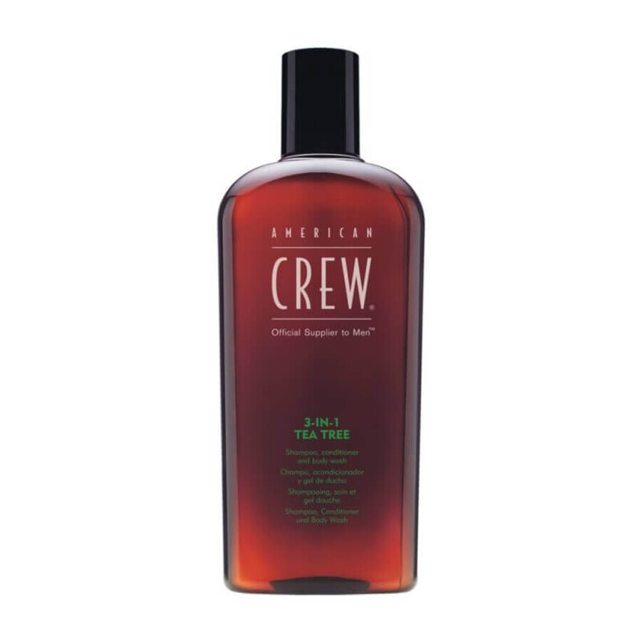 Shop American Crew Shampoo, Spülung und Badegel Teebaum, 450 ml American Crew Shampoo, Spülung und Badegel Teebaum, 450 ml