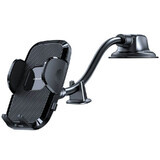 Joyroom suport pentru telefon auto cu braț flexibil pentru parbrizul tabloului de bord negru (JR-ZS259)