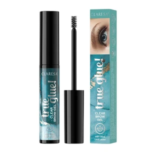 Claresa True Glue ! Gel stylisant transparent pour sourcils, 8 g
