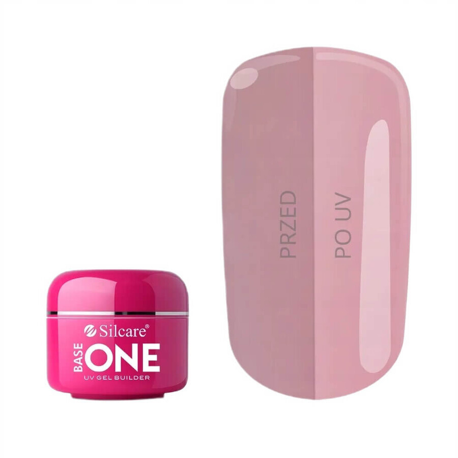 Winkel op Silcare Base One Cover Dark Nagel UV Maskerende Gel, 50g Silcare Base One Cover Dark Nagel UV Maskerende Gel, 50g