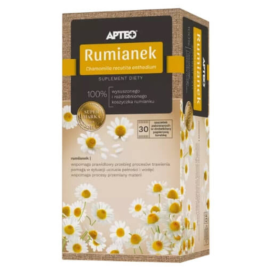 Apteo Natura Manzanilla, 30 sobres