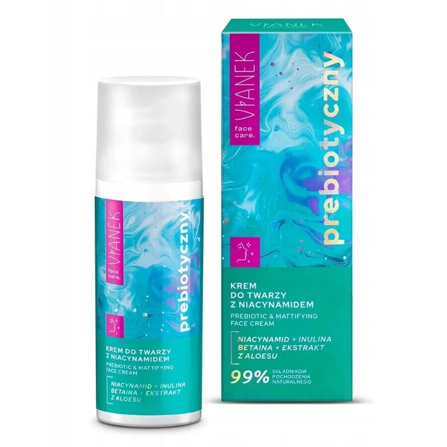 Shop Vianek Prebiotic Mattierende Gesichtscreme mit Niacinamid, 50 ml Vianek Prebiotic Mattierende Gesichtscreme mit Niacinamid, 50 ml