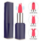 Lipstick Vibrator discret &#238;n cutie cu v&#226;rfuri interschimbabile cu 9 moduri de vibrație Negru