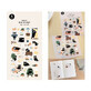 Suatelier cat life decorative stickers