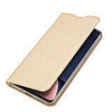 Dux Ducis Skin Pro custodia a fondina con flip cover Xiaomi 12 Pro oro