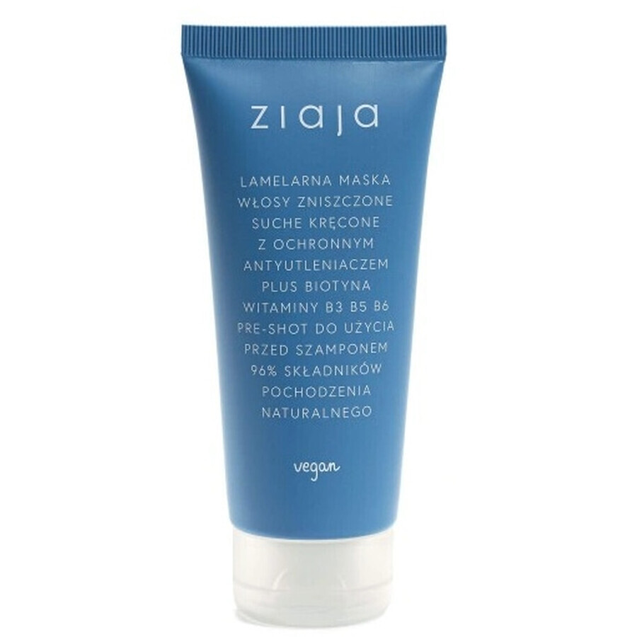 Acquista Ziaja, Maschera lamellare per capelli danneggiati, secchi e ricci, 100 ml Ziaja, Maschera lamellare per capelli danneggiati, secchi e ricci, 100 ml