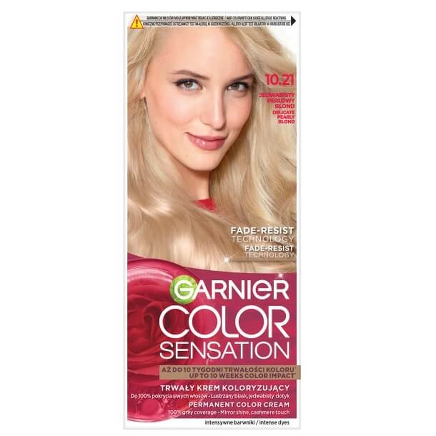 Garnier Color Sensation Crema Colorante 10.21 Rubio Perlado Sedoso