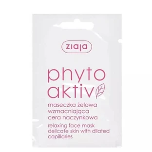Ziaja Phytoactiv, Masque gel renforçant, peau vasculaire, 7ml