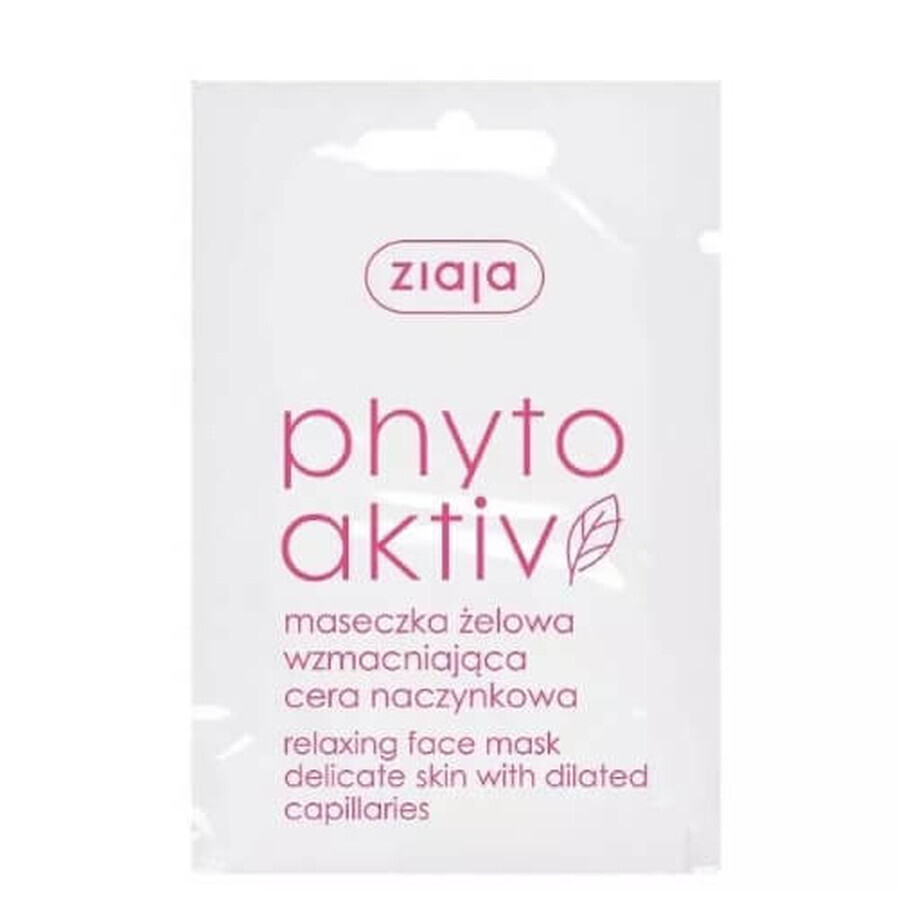 Ziaja Phytoactiv, Strengthening gel mask, vascular skin, 7ml