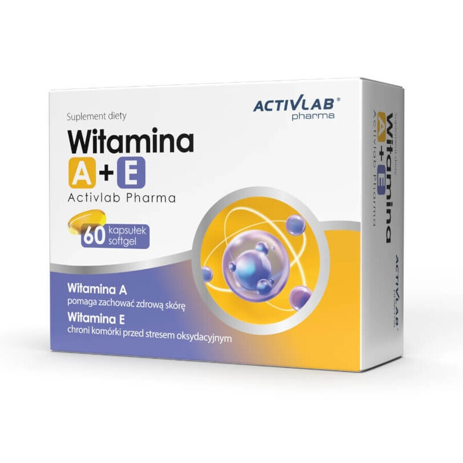 ActivLab Pharma Vitamin A+E, 60 capsules