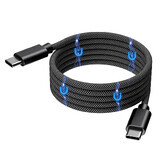 Choetech XCC-1052 100W USB-C cable magnético 1,2m - negro
