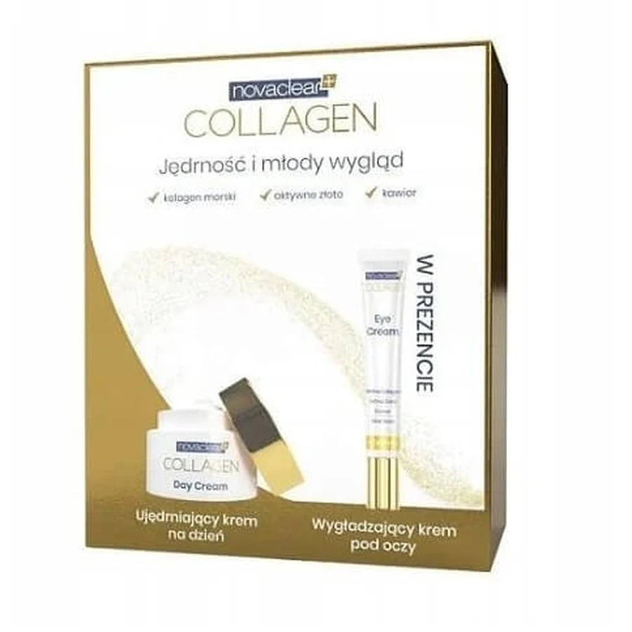 Novaclear, Collageen Dagcrème Set 50 ml + Oogcrème 15 ml