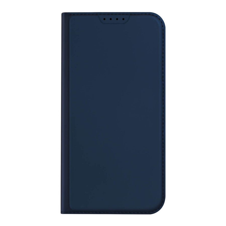 Etui pour iPhone 15 Plus flip cover et portefeuille Dux Ducis Skin Pro - bleu