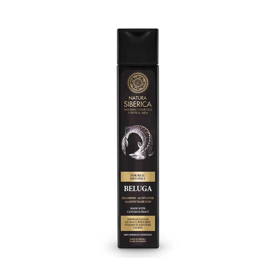 Șampon pentru bărbați Natura Siberica Men Beluga Hair Growth Activator, 250ml