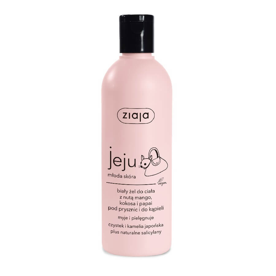 Ziaja Jeju White Soap for shower and bath, 300 ml
