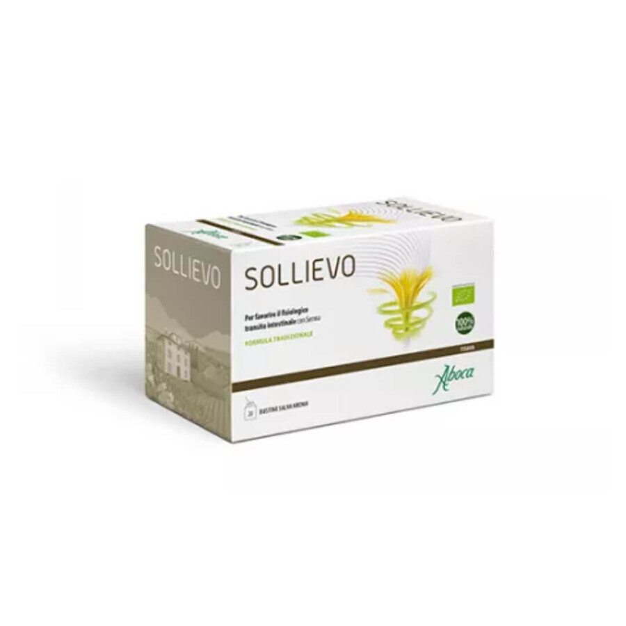 Té Relieve Ecológico, 20 bolsitas, Aboca