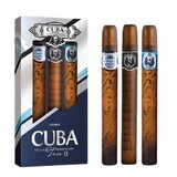 Cuba Original Cuba Trio II Set Shadow Eau de Toilette 35 ml + Winner Eau de Toilette 35 ml + Prestige Black Eau de Toilette 35 ml.
