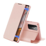 DUX DUCIS Skin X husă cu flip cover Samsung Galaxy A72 4G roz