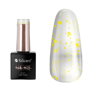 Silcare maniMORE DOT Top coat for nails Yellow, 10 g