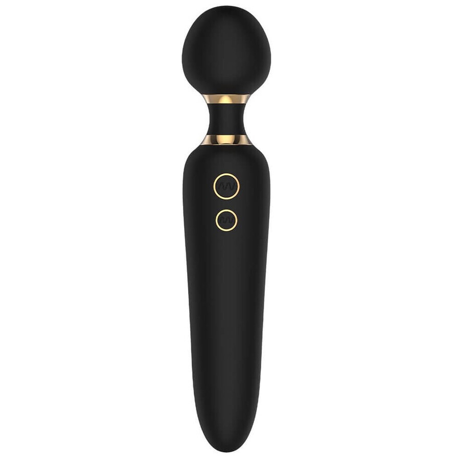 Dream Toys Elite Noah Doppelter Zauberstab Vibrator Schwarz