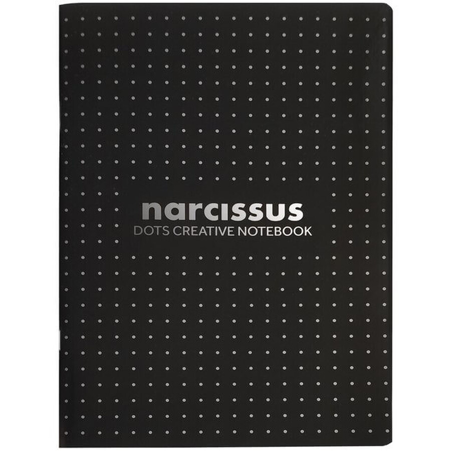 Cuaderno A4 48 hojas punto negro 6 unid.