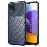 Thunder Case étui souple blindé Samsung Galaxy A22 5G bleu