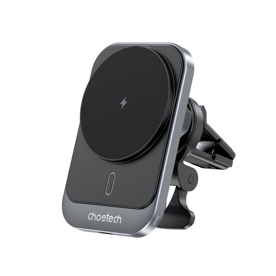 Choetech T206-F car holder with 15W inductive charger for the windshield grille - black
