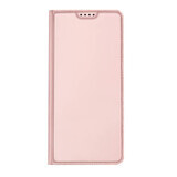 Dux Ducis Skin Pro caz Samsung Galaxy S23+ flip capac card portofel stand roz