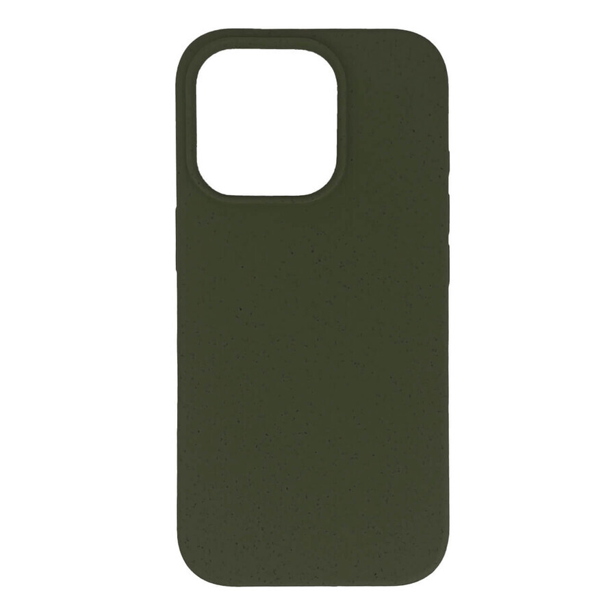 Multiple culori Wheat Bran Caz MagSafe pentru iPhone 16 Pro - verde închis
