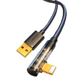 Joyroom Gaming Cable S-UL012A6 Lightning (în unghi) / USB-A (drept) 2.4A 1.2m - negru