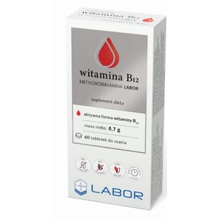 Labor, Vitamine B12 Méthylcobalamine, 60 pastilles