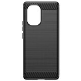 Étui en carbone pour Realme 10 Pro+ étui en carbone flexible en silicone noir