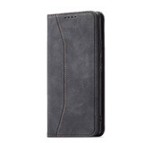 Magnet Fancy Case Samsung Galaxy S23 Ultra case with flap wallet stand black