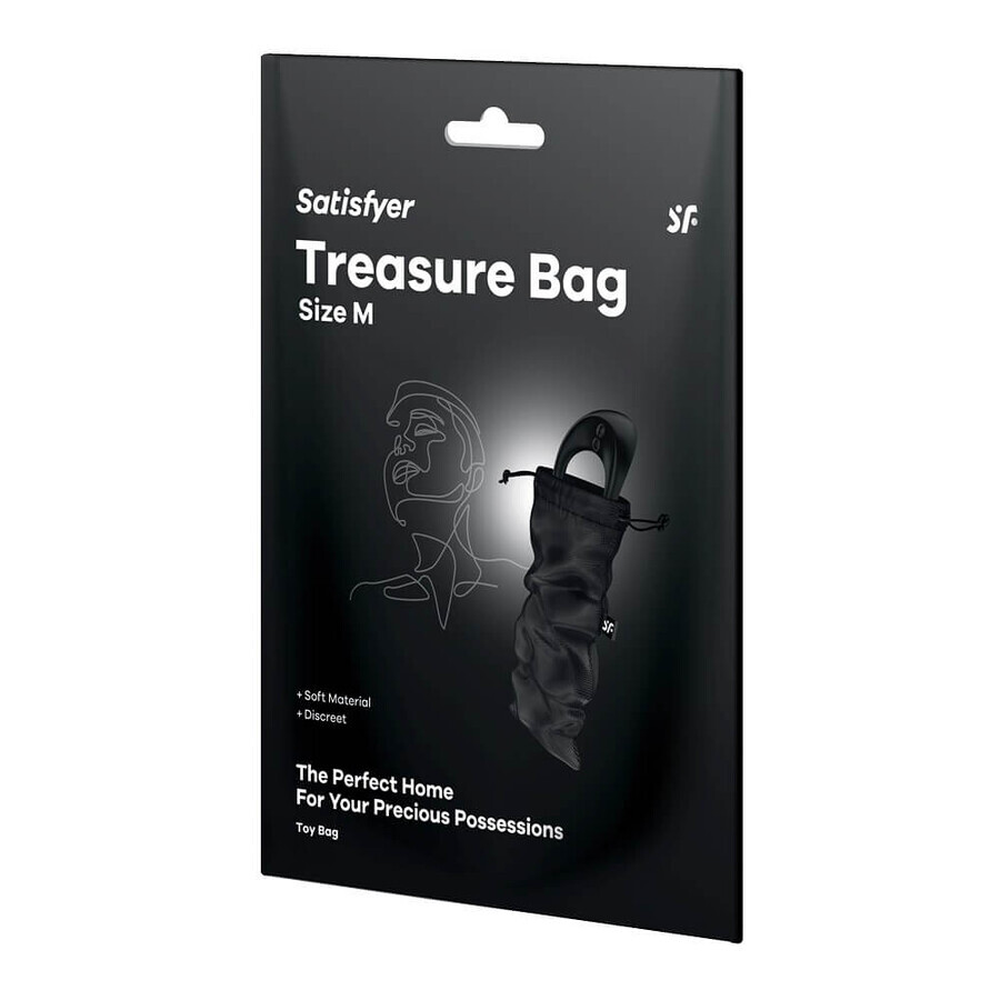 Satisfyer Treasure Bag Gadget Storage Bag M Black