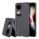 Dux Ducis Fino caz acoperit cu nailon Huawei P50 Pocket negru