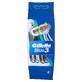 Gillette Blue 3 Disposable Men&#39;s Shaver, 4 pieces