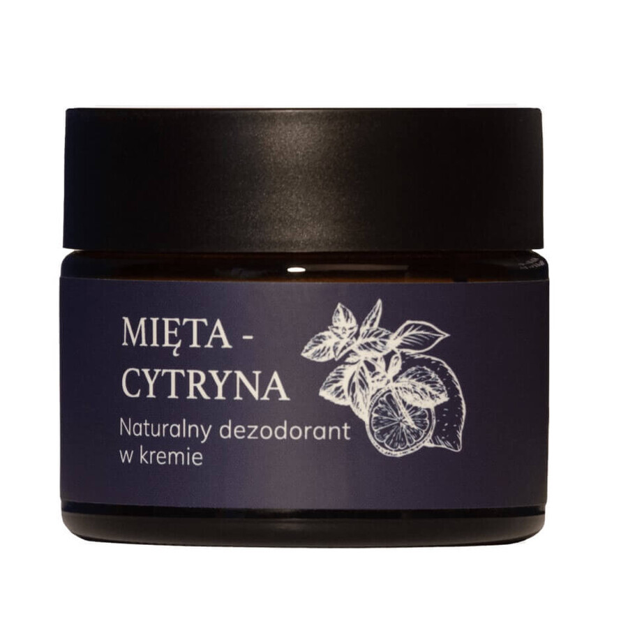 Mglife Crème déodorante naturelle menthe-citron, 50 ml