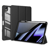 Dux Ducis Toby carcasă flip blindată Smart Case pentru Oppo Pad cu suport pentru stylus negru